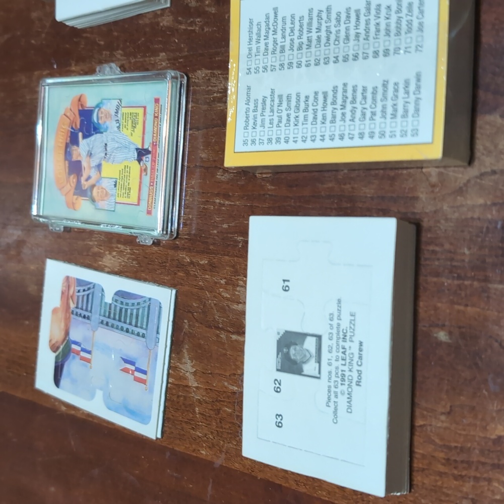 200 Card 1990 Donruss Baseball Card Lot And Puzzel Sets And Singles - Picture 4 of 4